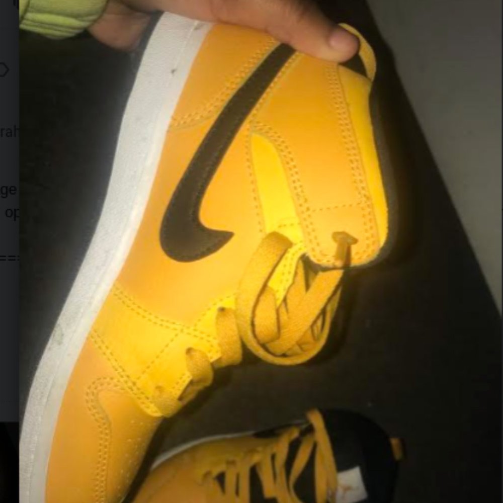 Yellow Air Force 1s  (Jordans, Nike)